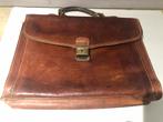 The Bridge lederen tas lederen tas aktetas bruin (F25-1257, Sieraden, Tassen en Uiterlijk, Overige merken, Gebruikt, Ophalen of Verzenden