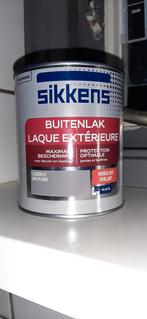 Sikkens buitenlak loodgrijs HOOGGLANS, Minder dan 5 liter, Ophalen of Verzenden, Nieuw, Lak