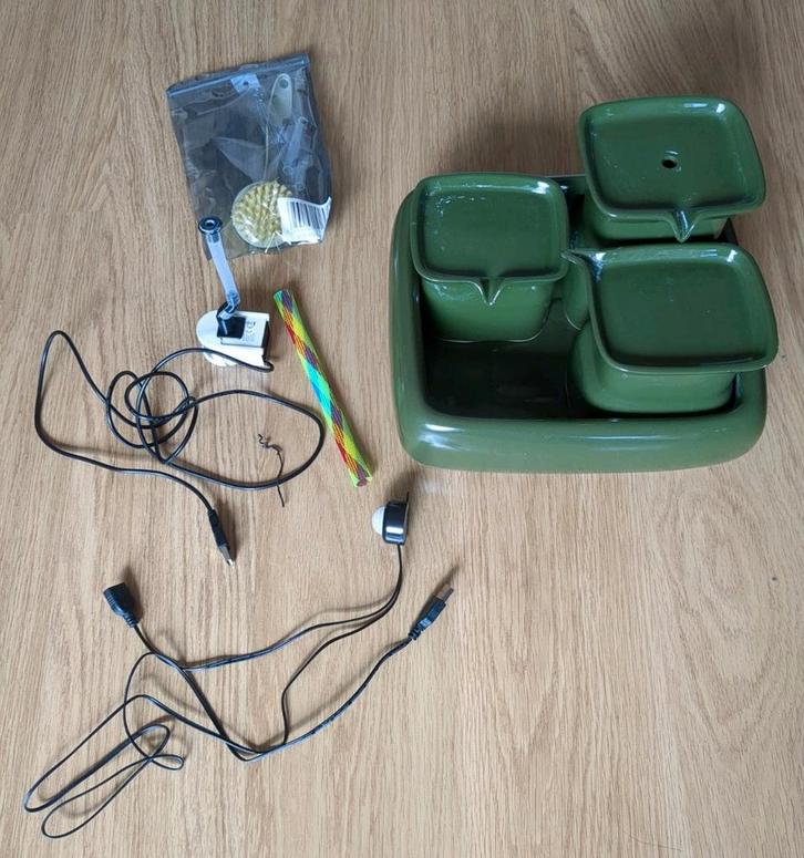 Miau Store katten drinkfontein met schoonmaakset en sensor, Dieren en Toebehoren, Katten-accessoires, Zo goed als nieuw, Ophalen of Verzenden