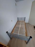 1 persoons bed zonder lattenbodem, Huis en Inrichting, Slaapkamer | Bedden, Gebruikt, 90 cm, Eenpersoons, Wit