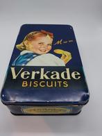 Mooi vintage blik van #Verkade biscuits, Verzamelen, Blikken, Ophalen of Verzenden, Gebruikt, Koek(jes), Verkade