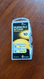 Duracell activair hearing aid 10 1.45vzinc air, ., Nieuw, Ophalen of Verzenden, .