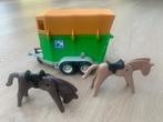 playmobil - paarden trailer met 2 paarden #RW, Ophalen of Verzenden