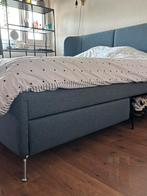 IKEA bed Tufjord 180x200, Huis en Inrichting, Ophalen, Blauw, Tweepersoons, Zo goed als nieuw