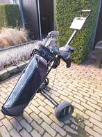 Golfset Compleet  met tas en kar, Ophalen, Gebruikt, Set, Overige merken