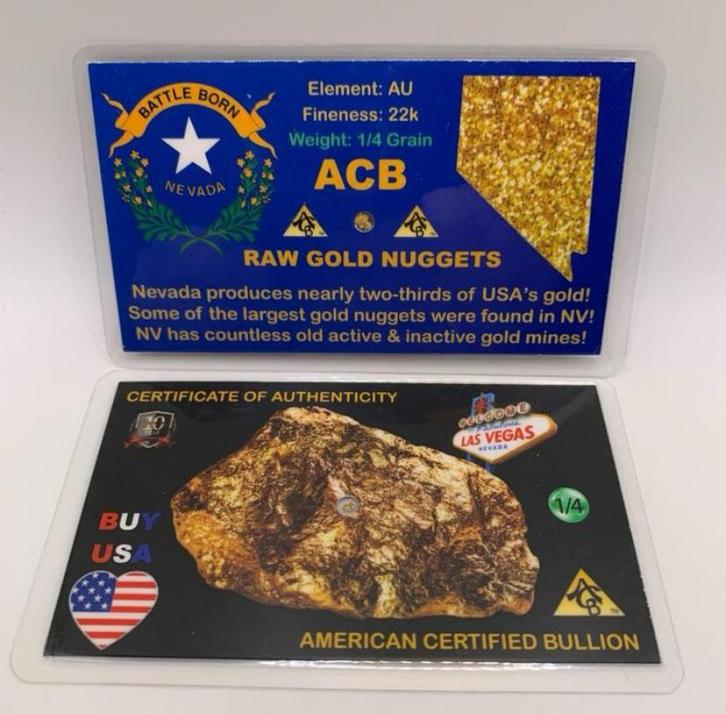 Goudklompje 1-2mm met Certificaat, Postzegels en Munten, Edelmetalen en Baren, Goud, Ophalen of Verzenden