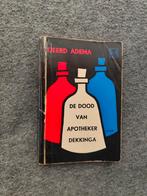 De dood van apotheker Dekkinga - Tj. Adema, Boeken, Ophalen of Verzenden, Gelezen, Tjeerd Adema