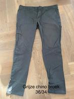 Grijze chino broek 36/34, Ophalen of Verzenden, Zo goed als nieuw, Maat 52/54 (L), Grijs