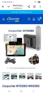 Carpuride W702BS/W502BS bmw Motorfiets Navigatie, Auto diversen, Autonavigatie, Ophalen of Verzenden, Zo goed als nieuw