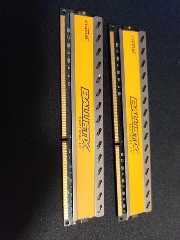 8GB setje Ballistix Tactical Crucial (desktop) DDR3 beschikbaar voor biedingen