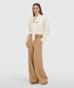 Josh V Blouse- creme white light brown, Kleding | Dames, Blouses en Tunieken, Beige, Maat 46/48 (XL) of groter, Ophalen of Verzenden