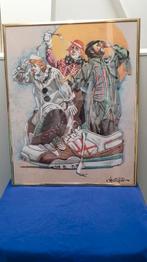 Oberstein schilderij met 3 clowns, Huis en Inrichting, Ophalen
