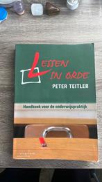 Peter Teitler - Lessen in orde, Boeken, Sociale wetenschap, Ophalen of Verzenden, Zo goed als nieuw, Peter Teitler