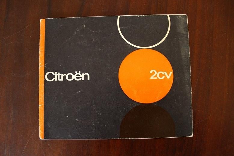 Citroën 2CV 1967 instructie boekje handleiding, Ophalen of Verzenden