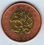 22-1746 Czechie 50 korun 1993, Verzenden, Overige landen, Losse munt