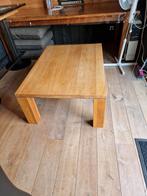 Massief eikenhouten salontafel 120x85x46, Gebruikt, 100 tot 150 cm, Minder dan 50 cm, Rechthoekig