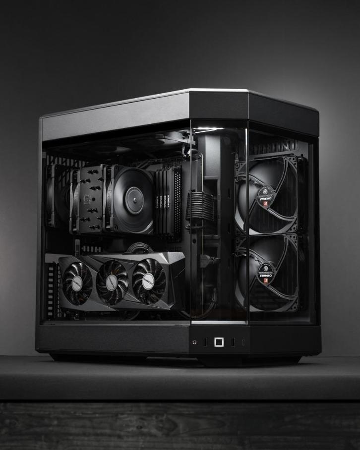 Zwarte Demo PC met A-Merk componenten, Computers en Software, Desktop Pc's, Zo goed als nieuw, 32 GB, Gaming, Ophalen of Verzenden