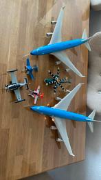 2 klm boeing 747 400  vliegtuigen met geluid en licht, Verzamelen, Luchtvaart en Vliegtuigspotten, Ophalen of Verzenden, Gebruikt