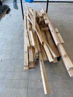 Vuren balken, diverse lengtes, Doe-het-zelf en Verbouw, Hout en Planken, Ophalen, Gebruikt, Balk, Vuren