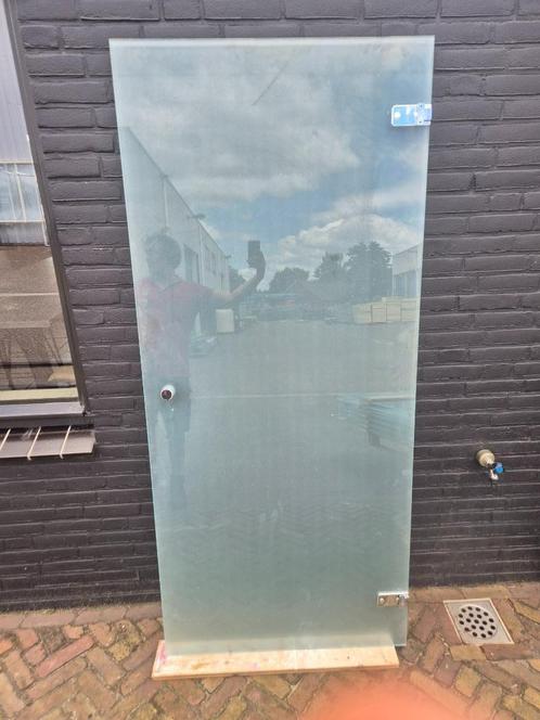 Partij glazen deur binnendeur douchedeur 201x89 cm ( 708 ), Doe-het-zelf en Verbouw, Deuren en Horren, Gebruikt, Binnendeur, 200 tot 215 cm