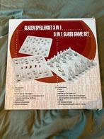 Glazen Schaakspel + Extra's, Hobby en Vrije tijd, Gezelschapsspellen | Bordspellen, Een of twee spelers, Ophalen of Verzenden