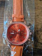 Nieuw oranje quartz horloge, Onbekend, Nieuw, Ophalen of Verzenden, Onbekend