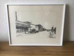Pentekening van de melkfabriek  Graafstroom in gelijst, Ophalen