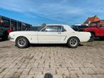 Ford mustang 1965 Wit snel v8 4-handbak, Auto's, Achterwielaandrijving, 227 pk, 4 stoelen, Wit