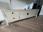 Tv Meubel - Wit - 180cm breed, Gebruikt, 150 tot 200 cm, Ophalen of Verzenden, Minder dan 100 cm