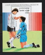 Cambodja Postfris 1996 WK Voetbal Frankrijk 98 Blok 218, Postzegels en Munten, Ophalen of Verzenden, Postfris, Sport