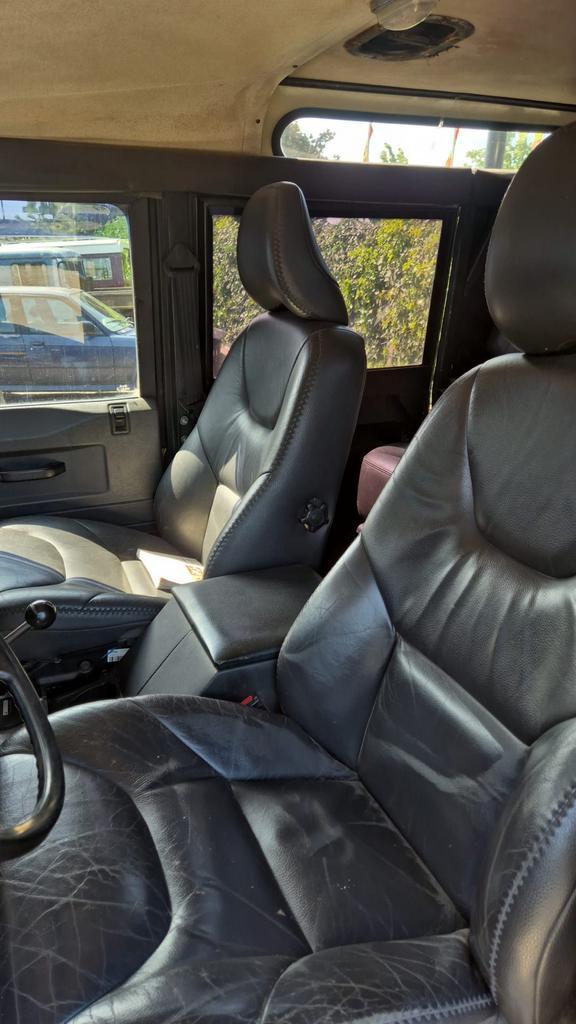 Land Rover 1960 Zwart, Auto's, Land Rover, Particulier, Defender, Diesel, SUV of Terreinwagen, Geïmporteerd, Zwart, Leder en Stof