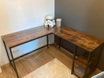 Hoekbureau Industrieel - Computertafel -  149x149x75, Ophalen, Nieuw, Bureau