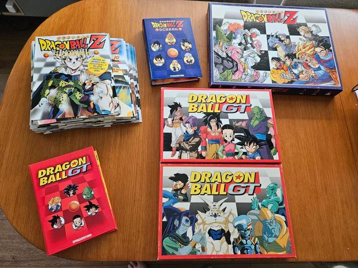 Dragonball Z en GT schaakspel compleet, Hobby en Vrije tijd, Gezelschapsspellen | Bordspellen, Gebruikt, Een of twee spelers, Ophalen of Verzenden