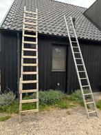 Ladders 3.90 en 4.10, Doe-het-zelf en Verbouw, Ladders en Trappen, Ophalen, Gebruikt, Ladder, 4 meter of meer