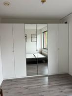 IKEA pax kast wit 6 deuren waarvan 2 spiegels, Ophalen, Gebruikt, 200 cm of meer, 200 cm of meer