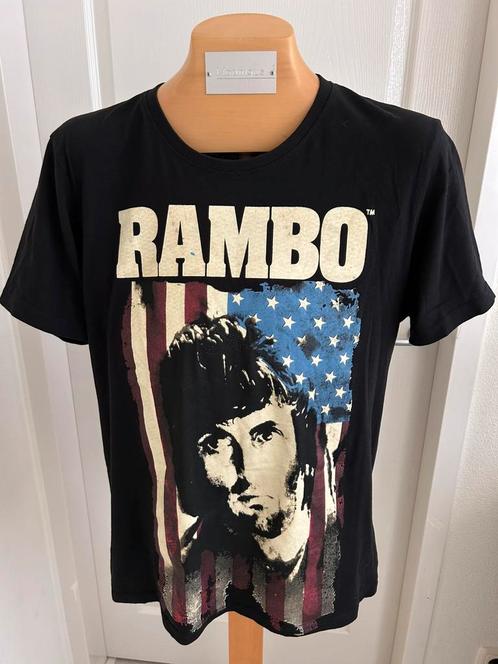 NIEUW Prachtig origineel Rambo shirt maat xl voor SPOTPRIJS!, Kleding | Heren, T-shirts, Nieuw, Maat 56/58 (XL), Zwart, Ophalen of Verzenden