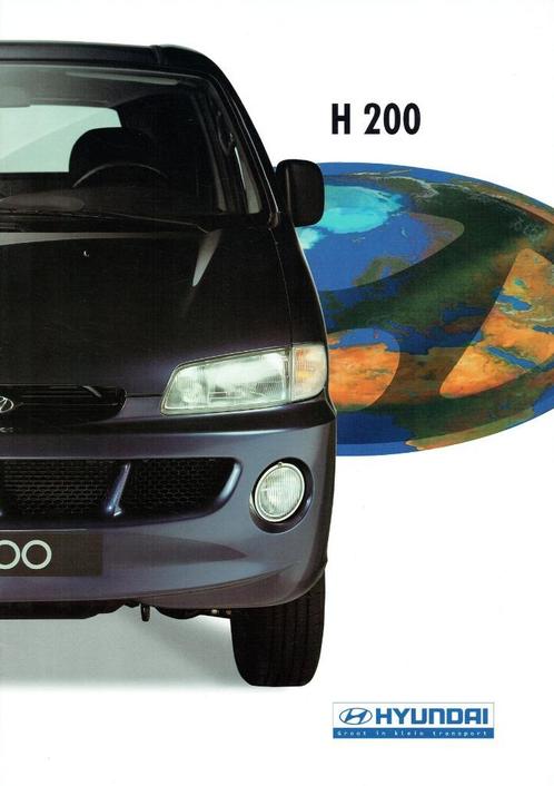 Folder Hyundai H 200 (1997), Boeken, Auto's | Folders en Tijdschriften, Gelezen, Overige merken, Verzenden