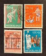 Nederland NVPH 731 tm 734, Postzegels en Munten, Postzegels | Nederland, Verzenden, Na 1940, Gestempeld
