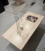 Travertine salontafel, Ophalen, 100 tot 150 cm, 50 tot 100 cm, Minder dan 50 cm