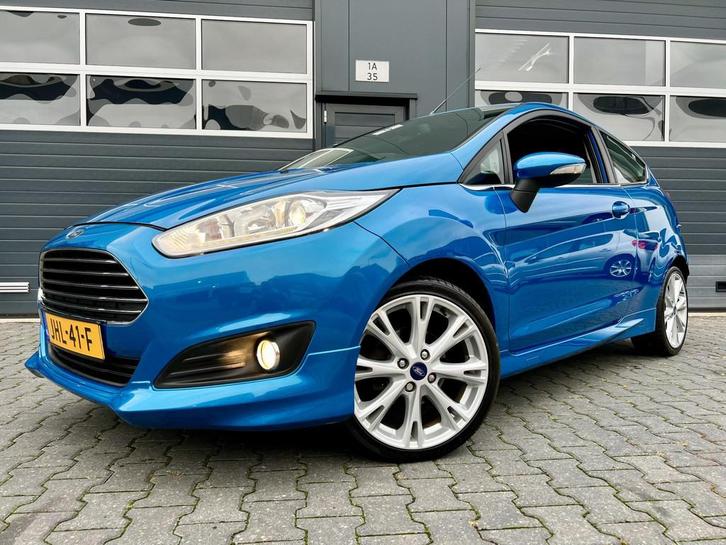 Ford Fiesta 1.0 SPORT *ST-LINE*LEER*KEYLESS*125PK*ECC*, Auto's, Ford, Bedrijf, Te koop, Fiësta, ABS, Airbags, Airconditioning