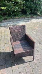 4x rieten tuinstoel, Tuin en Terras, Tuinsets en Loungesets, Ophalen, 4 zitplaatsen, Gebruikt, Wicker