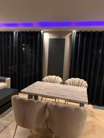 Mooie kleine Eetkamer Tafel 140 x 90 met A poten - Design!, Huis en Inrichting, Tafels | Eettafels, Ophalen, 100 tot 150 cm, 50 tot 100 cm