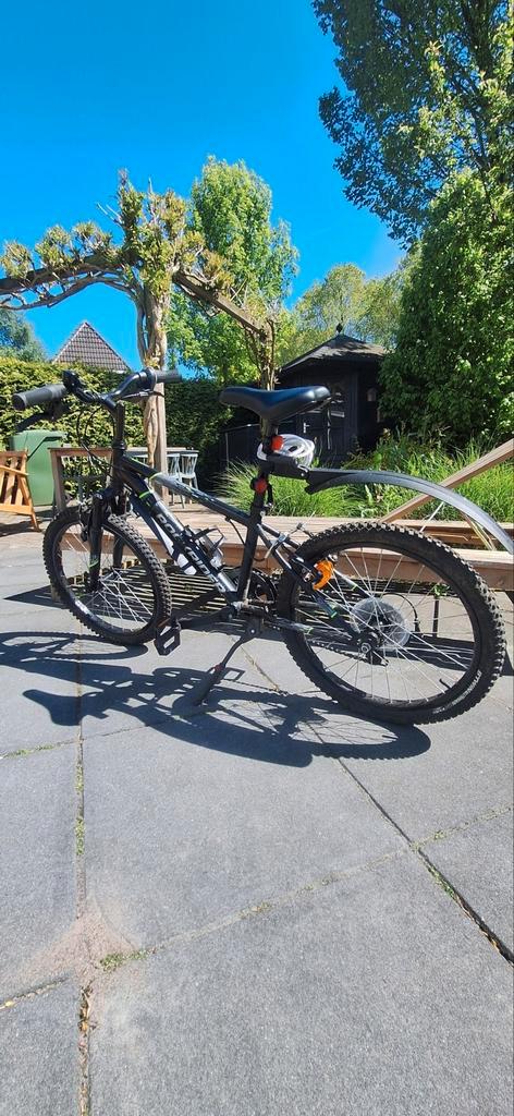 Btwin Decathlon Rockrider zwart, Fietsen en Brommers, Fietsen | Crossfietsen en BMX, Zo goed als nieuw, Aluminium, Ophalen of Verzenden