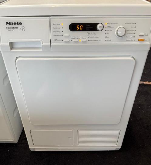 Miele T8861WP ,8 kg,A++, Warmtep droger, Refurb,startuitste, Witgoed en Apparatuur, Wasdrogers, Refurbished, Condens, Voorlader