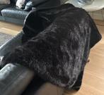 plaid Faux Fur zwarte plaid van. Eichholtz, Ophalen of Verzenden, Nieuw