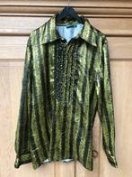 2 carnavals blouse maat S geel/zwart, Ophalen, Zo goed als nieuw