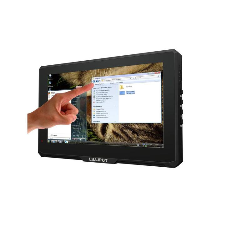 7 inch touch monitor Lilliput, Computers en Software, Monitoren, Gebruikt, 60 Hz of minder, HDMI, VGA, Touchscreen, IPS, Overige resoluties