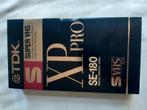 TDK * S VHS * SE 180 * IN FOLIE ., Audio, Tv en Foto, Videospelers, Ophalen of Verzenden, Zo goed als nieuw, Videoband