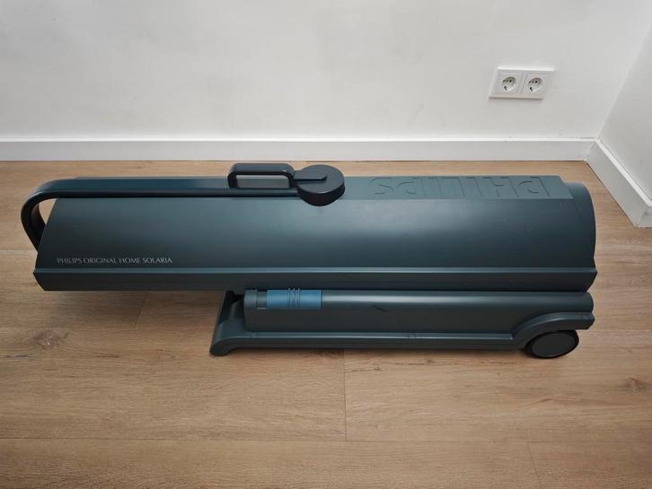 Philips HB 811 Inklapbare Zonnebank, Witgoed en Apparatuur, Zonnebanken en Gezichtsbruiners, Gebruikt, Zonnebank enkelzijdig, Minder dan 10 lampen