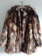 Zara boho faux fur mantel S, Bruin, Zara, Ophalen of Verzenden, Zo goed als nieuw